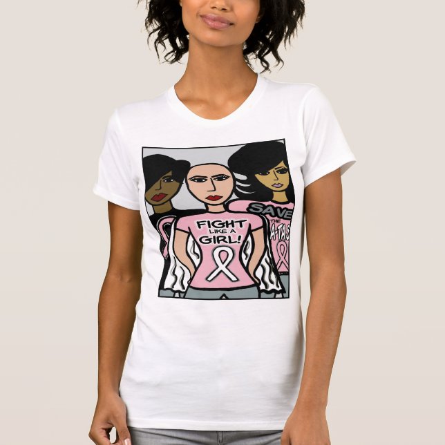 KREBS-KÄMPFENDE DIVAS T-Shirt (Vorderseite)