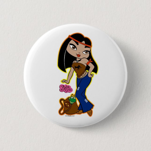 Krebs-Knopf Button (Vorderseite)