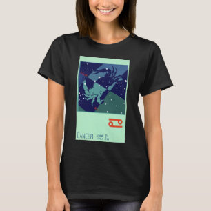 Krebs Krebs Konstellation Vintage Tierkreis Astrol T-Shirt