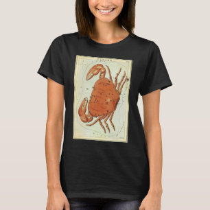 Krebs Krebs Vintage-Konstellation, Urania's Spiege T-Shirt
