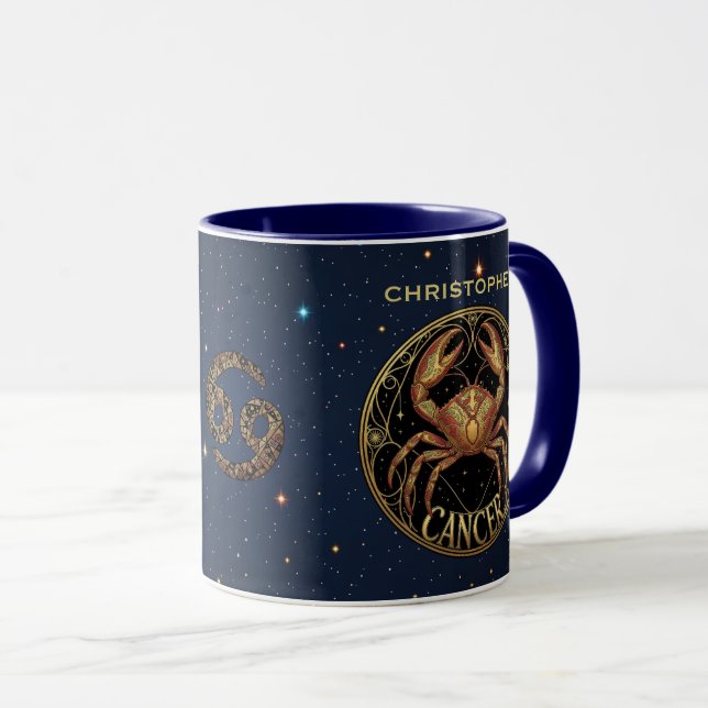 Krebs Krebs Zodiakssymbol Tasse (VorderseiteRechts)