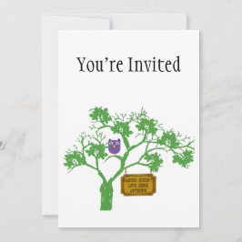 Krebs lebt nicht hier Bäume Einladung