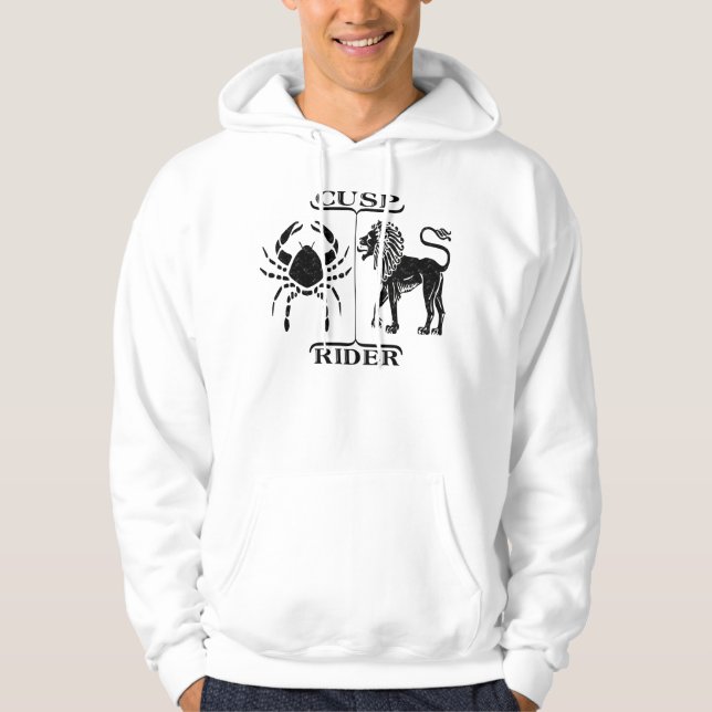 Krebs/Löwe Hoodie (Vorderseite)