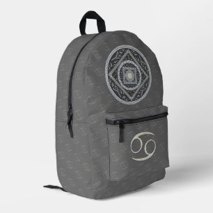 Krebs Mandala Bedruckter Rucksack