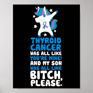 Krebs Mein Sohn Bitte zitieren Sie Unicorn Poster