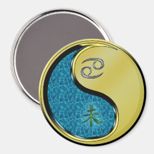 Krebs & Metall Ziege Magnet