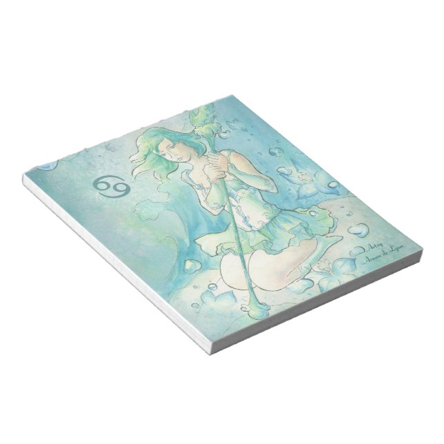 Krebs Notizblock (angewinkelt)