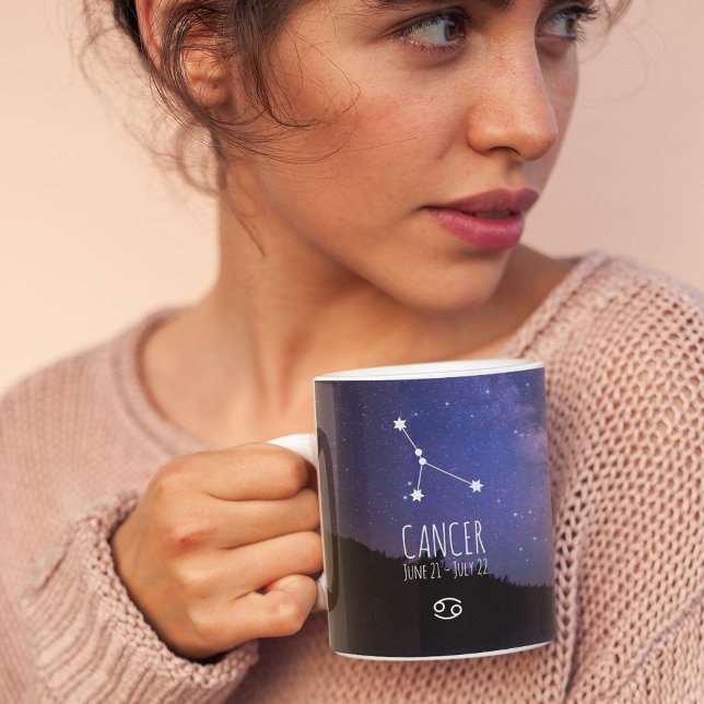 Krebs | Personalisierte Sternbilder Kaffeetasse (Von Creator hochgeladen)