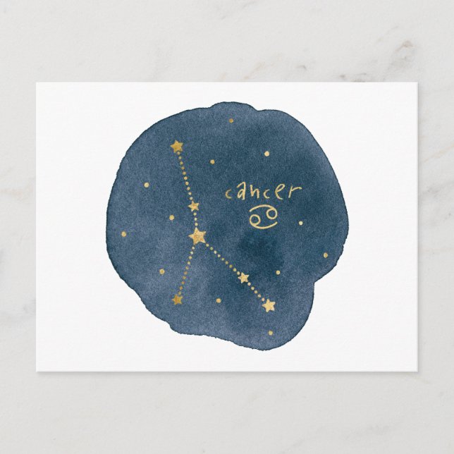 Krebs Postkarte (Vorderseite)