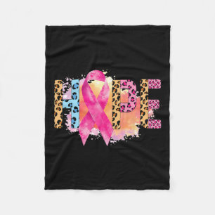 Krebs Regenbogen im Oktober tragen wir Pink Hope S Fleecedecke