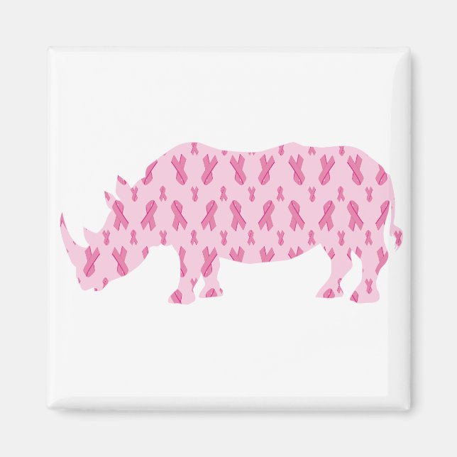 Krebs-Ribbon-Rhino Magnet (Vorne)