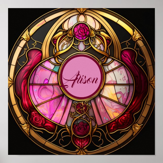 Krebs-Ruby-Strahlung Poster (Vorne)