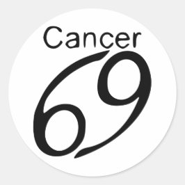 Krebs Runder Aufkleber
