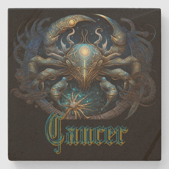 Krebs Steinuntersetzer (Vorderseite)