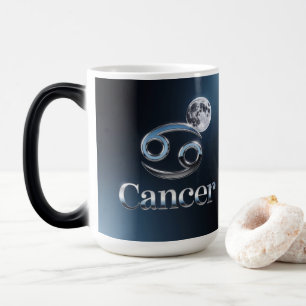 Krebs-Sternzeichen-Glyphe Mond Morphing Tasse