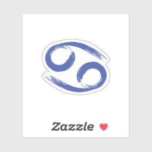 KREBS Sternzeichen Juni Juli Sommer Astrologie Aufkleber