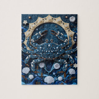 Krebs-Sternzeichen-Papier-Quilling Puzzle