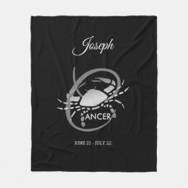 Krebs - Tierkreis-Zeichen Fleecedecke