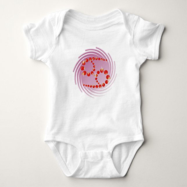 Krebs - Tierkreiszeichen - Sternbild T-Shirt Baby Strampler (Vorderseite)