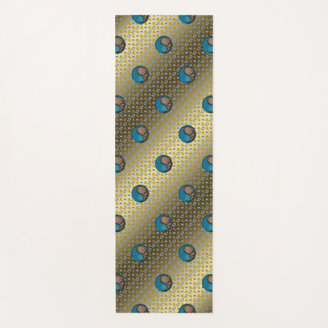 Krebs und Erddrache Yogamatte (Vorderseite)