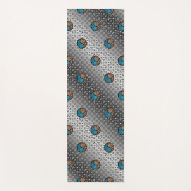 Krebs und Erdkaninchen Yogamatte (Vorderseite)