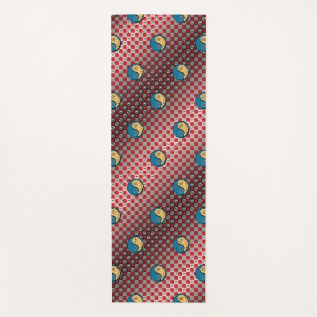 Krebs und Feuer Yogamatte (Vorderseite)