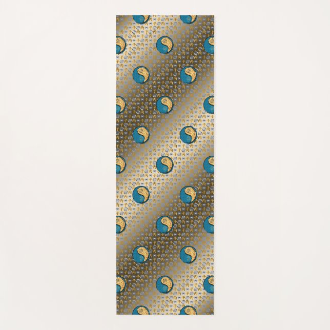 Krebs- und Feuerrat Yogamatte (Vorderseite)