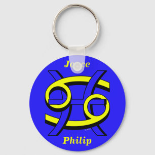 Krebs und Fieber nach Schlüsselanhänger