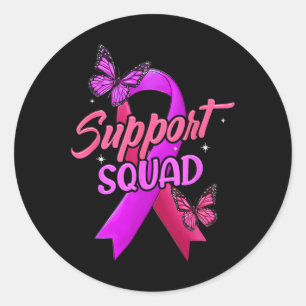 Krebs und häusliche Gewalt Sensibilisierung Schmet Runder Aufkleber