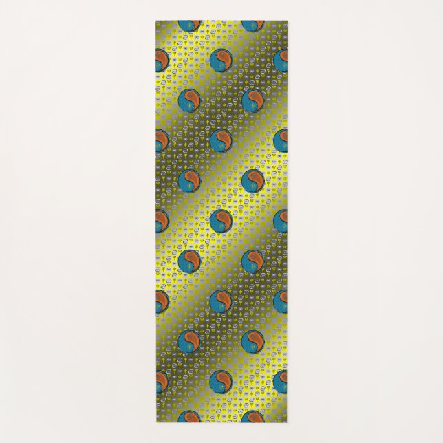 Krebs und Holzaffe Yogamatte (Vorderseite)