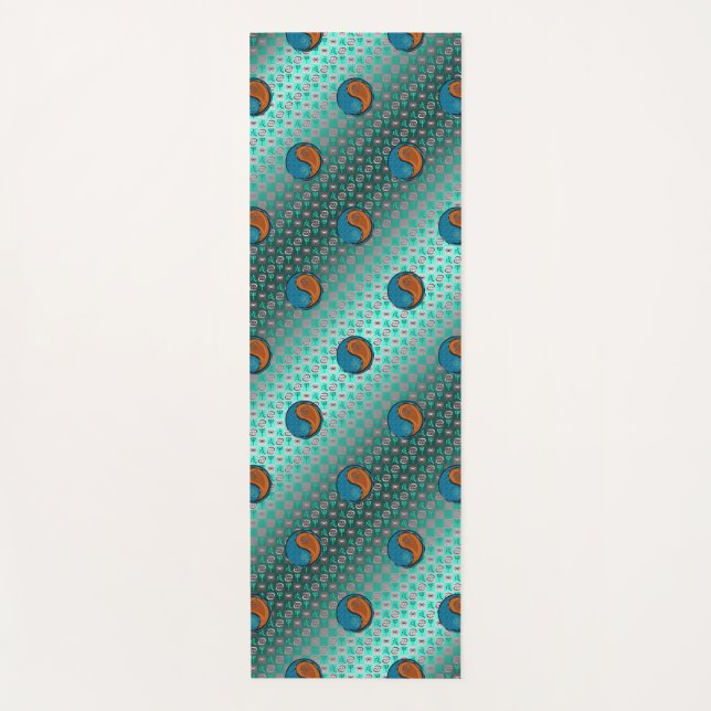 Krebs und Holzhund Yogamatte (Vorderseite)