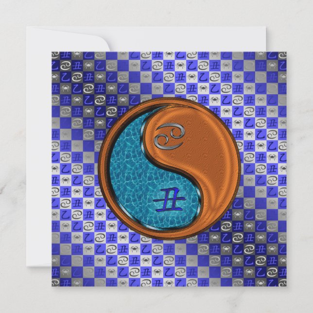 Krebs- und Holzoxon Karte (Vorderseite)