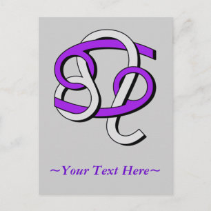 Krebs und Leo PGy Postkarte