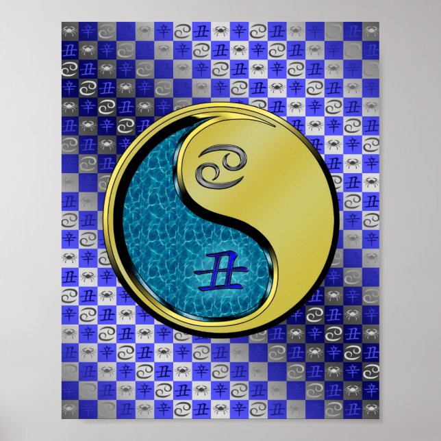 Krebs und Metall Ox Poster (Vorne)