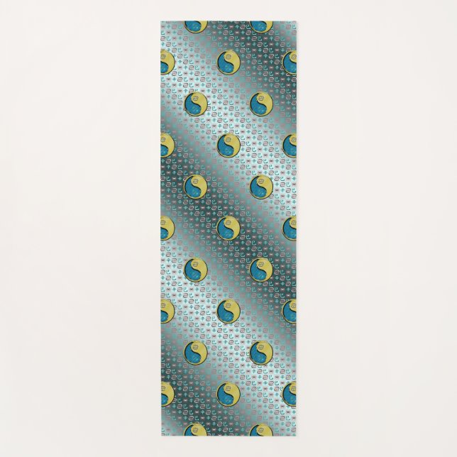 Krebs und Metallschlange Yogamatte (Vorderseite)