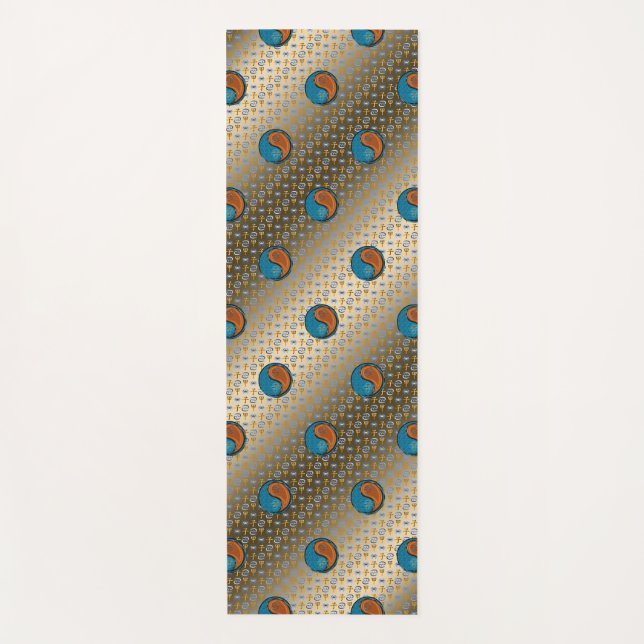 Krebs- und Waldratten Yogamatte (Vorderseite)