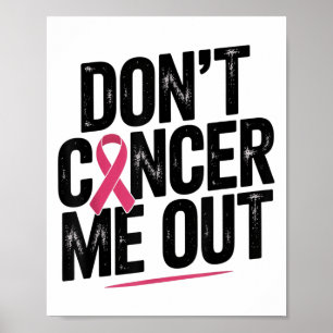 Krebs vermeiden Nk Ribbon Brustkrebs-Bewusstsein Poster