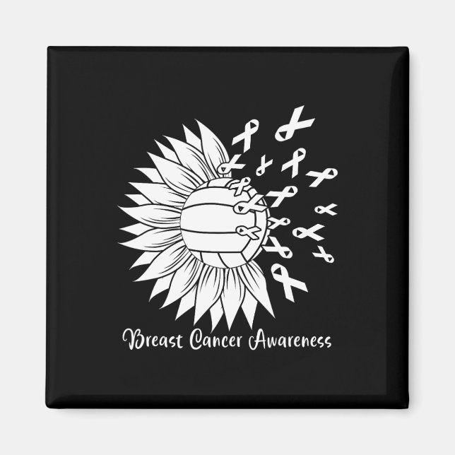 Krebs Volleyball Mama Oma Pink Ribbon Magnet (Vorne)