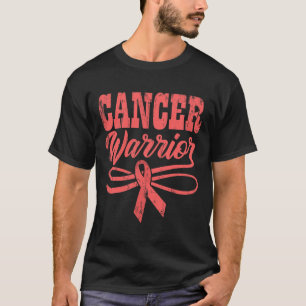 KREBS WARRIOR Weltkrebstag Geschenk Rosa Band 1 T-Shirt