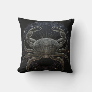 Krebs Zodiac Astrologisch Kissen