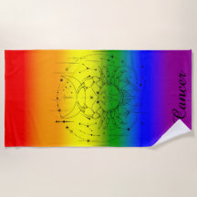 Krebs Zodiac LGBTQ Pride Rainbow Astrologie Design
