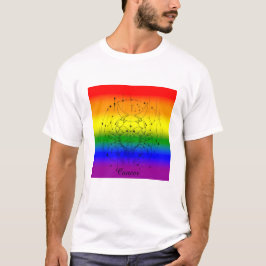 Krebs Zodiac LGBTQ Pride Rainbow Astrologie Design T-Shirt