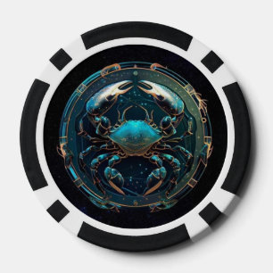 Krebs Zodiac Poker Chips - Krebshoroskop