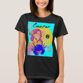 Krebs Zodiac-Schildhoroskop Astrologie Frauen T-Shirt