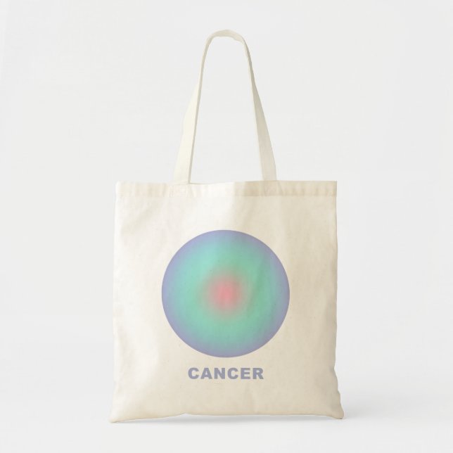 Krebs Zodiac Sign Stilvolle Gradient Tragetasche (Vorne)