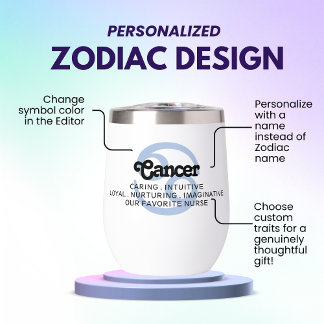 Krebs Zodiac signieren benutzerdefinierte Eigensch