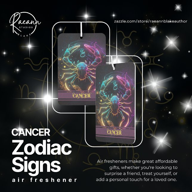 Krebs Zodiac Signs Celestial Air Freshener Autolufterfrischer (Von Creator hochgeladen)