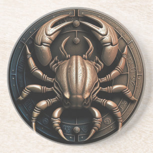 Krebs Zodiac-Syndrom Horoskop Getränkeuntersetzer