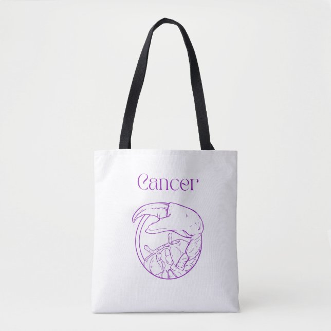 Krebs Zodiac Tote Bag (Vorderseite)