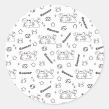 Krebs Zodiac Whispers - einfarbiges Magisches Must